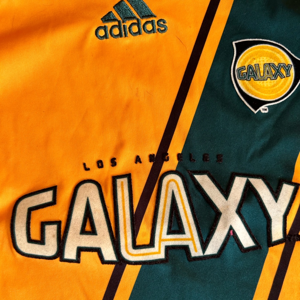 Vintage MLS Adidas Galaxy Soccer Jersey - Picture 6 of 6